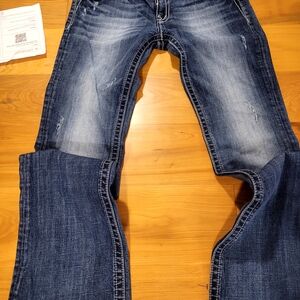 Miss Me Women's Boot Cut Jeans - Blue